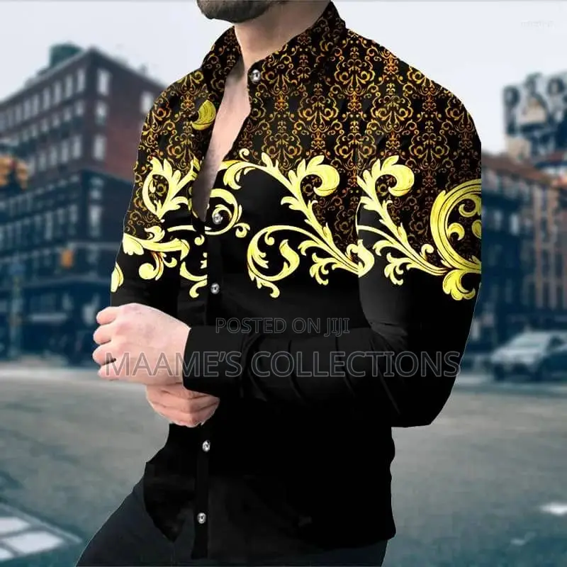 Men’S Designer Long Sleeves Shirt