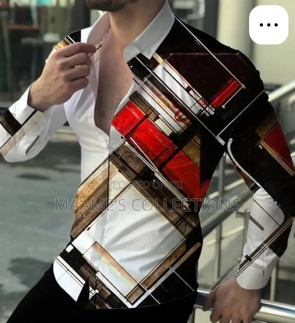 Men’S Designer Long Sleeves Shirt