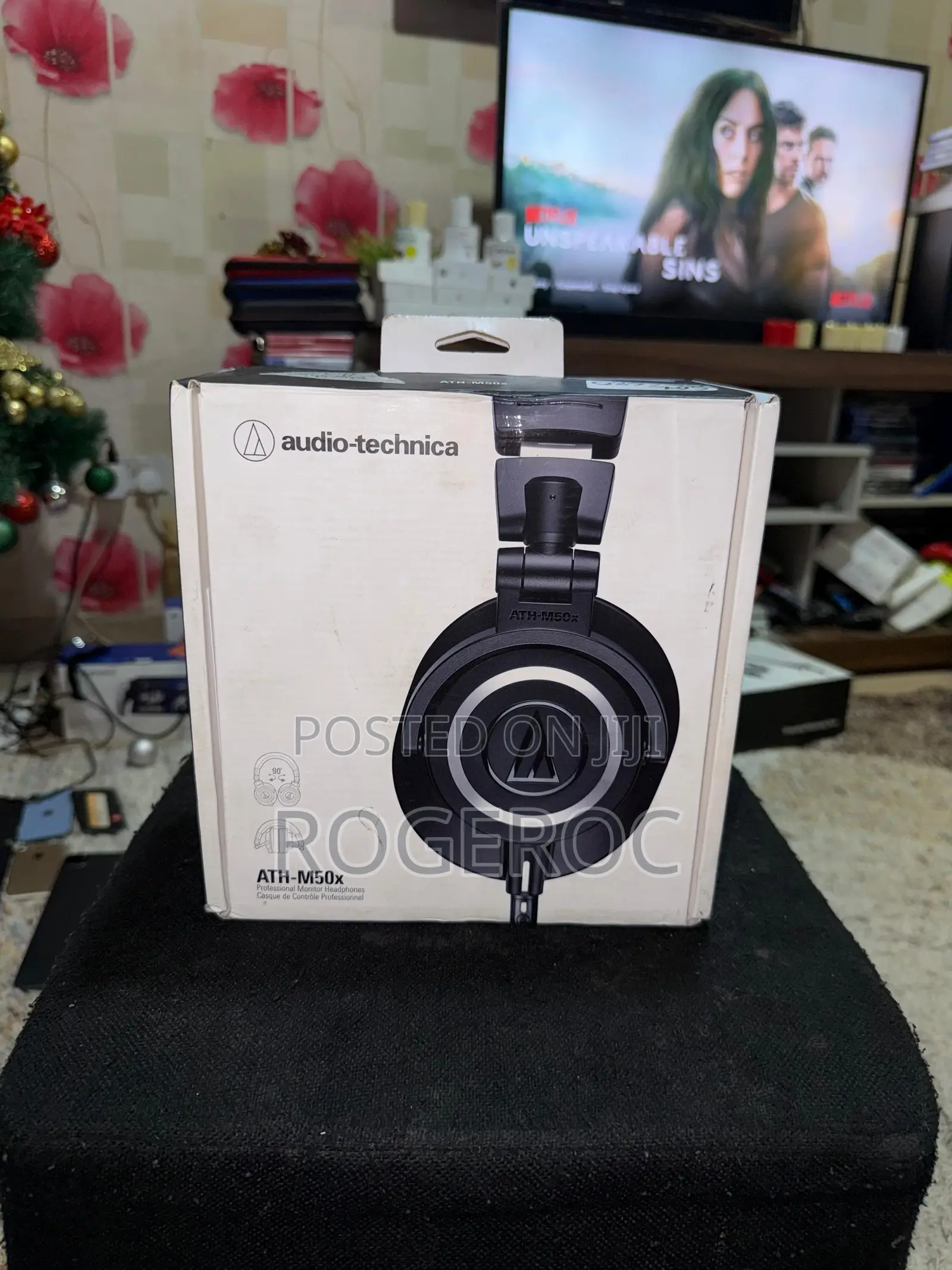Audio-Technica Ath-M50x Professional Studio Monitor Headphones