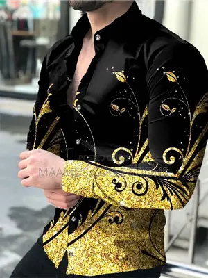 Men’S Printed Long Sleeve Shirt