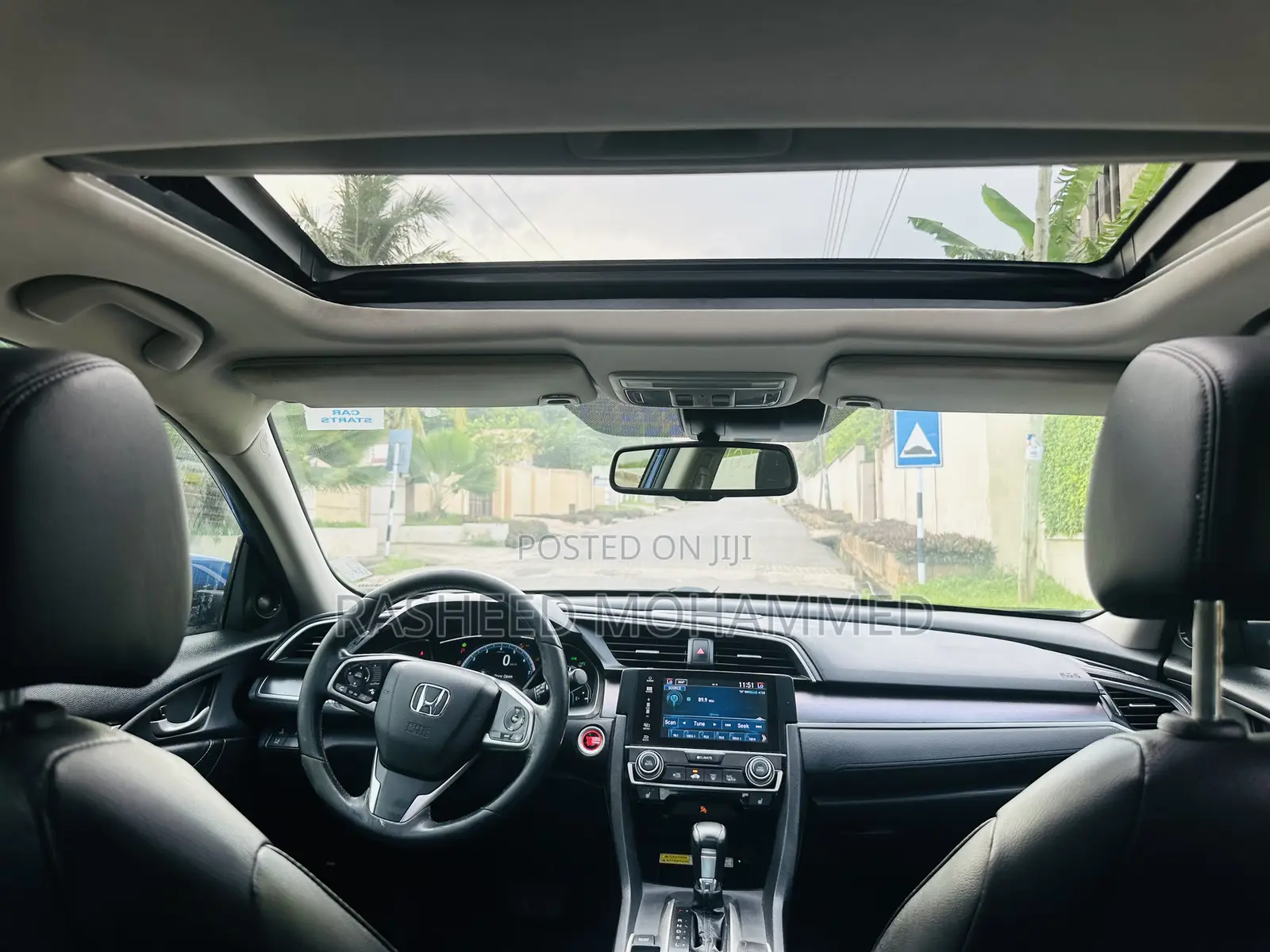 Honda Civic Touring 4dr Sedan (1.5L 4cyl) 2017 Blue