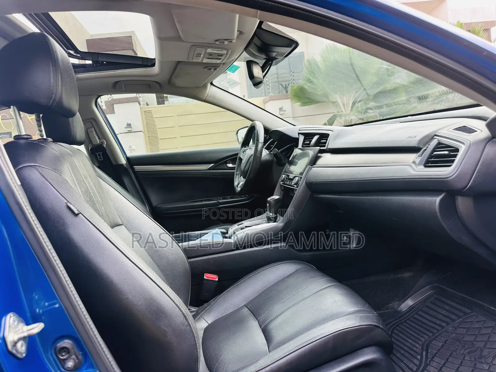 Honda Civic Touring 4dr Sedan (1.5L 4cyl) 2017 Blue