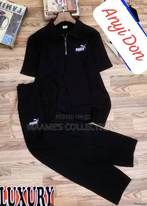 Fashion Men’S Casual Top and Down 2pcs Set