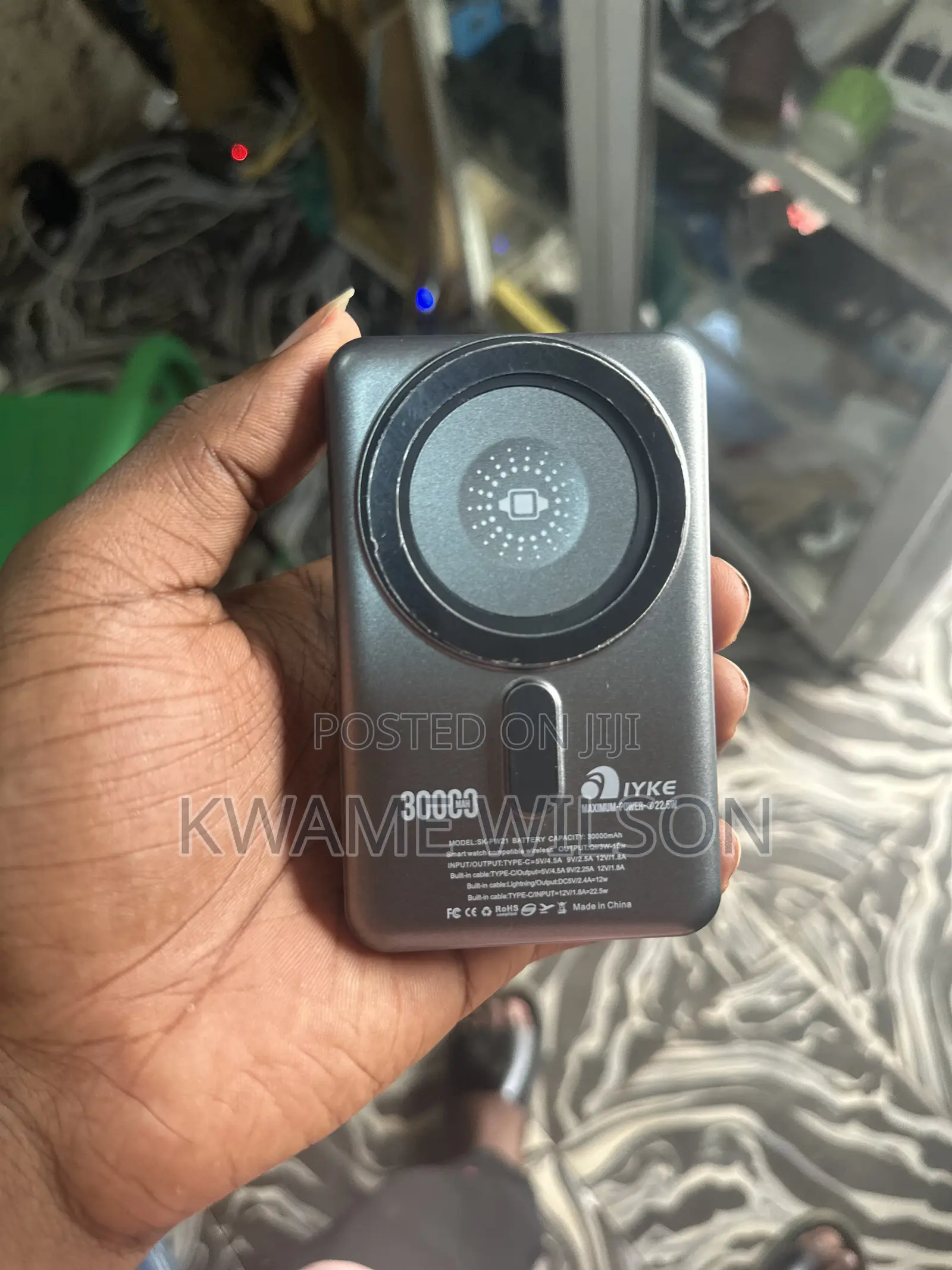 3,000mah Wireless Power Bank