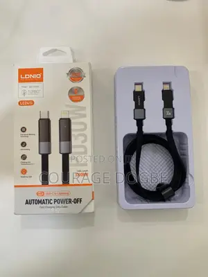 Automatic Power-off Usb-c To Lightning Fast Charging Data Cable
