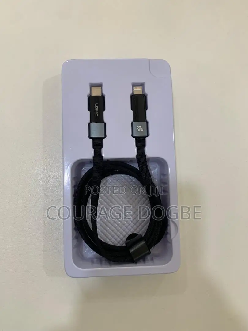 Automatic Power-off Usb-c To Lightning Fast Charging Data Cable