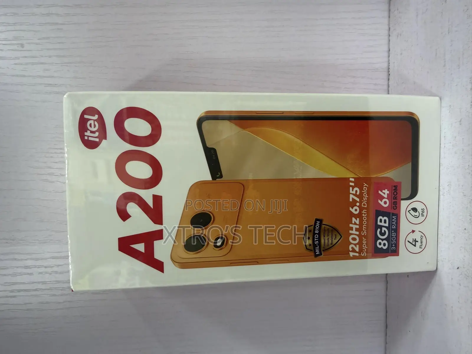New Itel A200+ 128 GB Orange