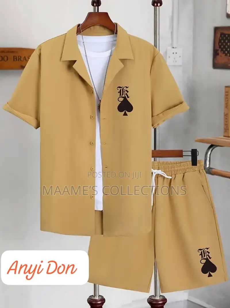 Summer Casual Clothing Top and Down Set