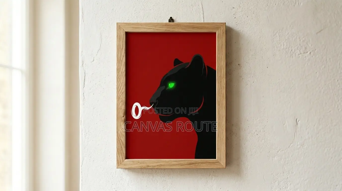 Upgrade Your Gallery Wall With This Ultra Rare Noir Panther Art