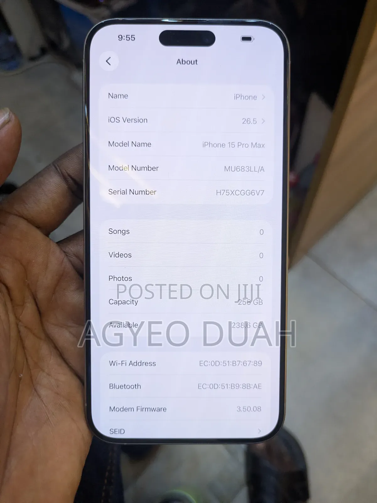 Apple iPhone 15 Pro Max 256 GB White