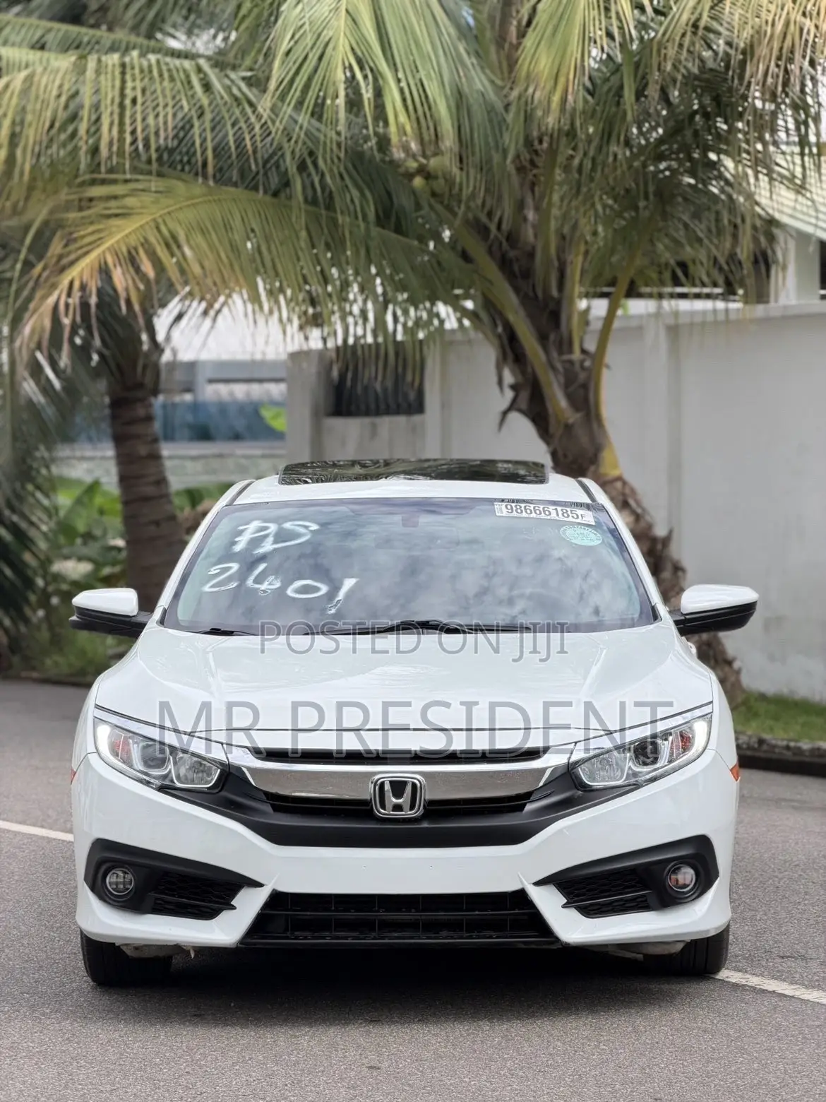 Honda Civic EX-T 4dr Sedan (1.5L 4cyl) 2017 White