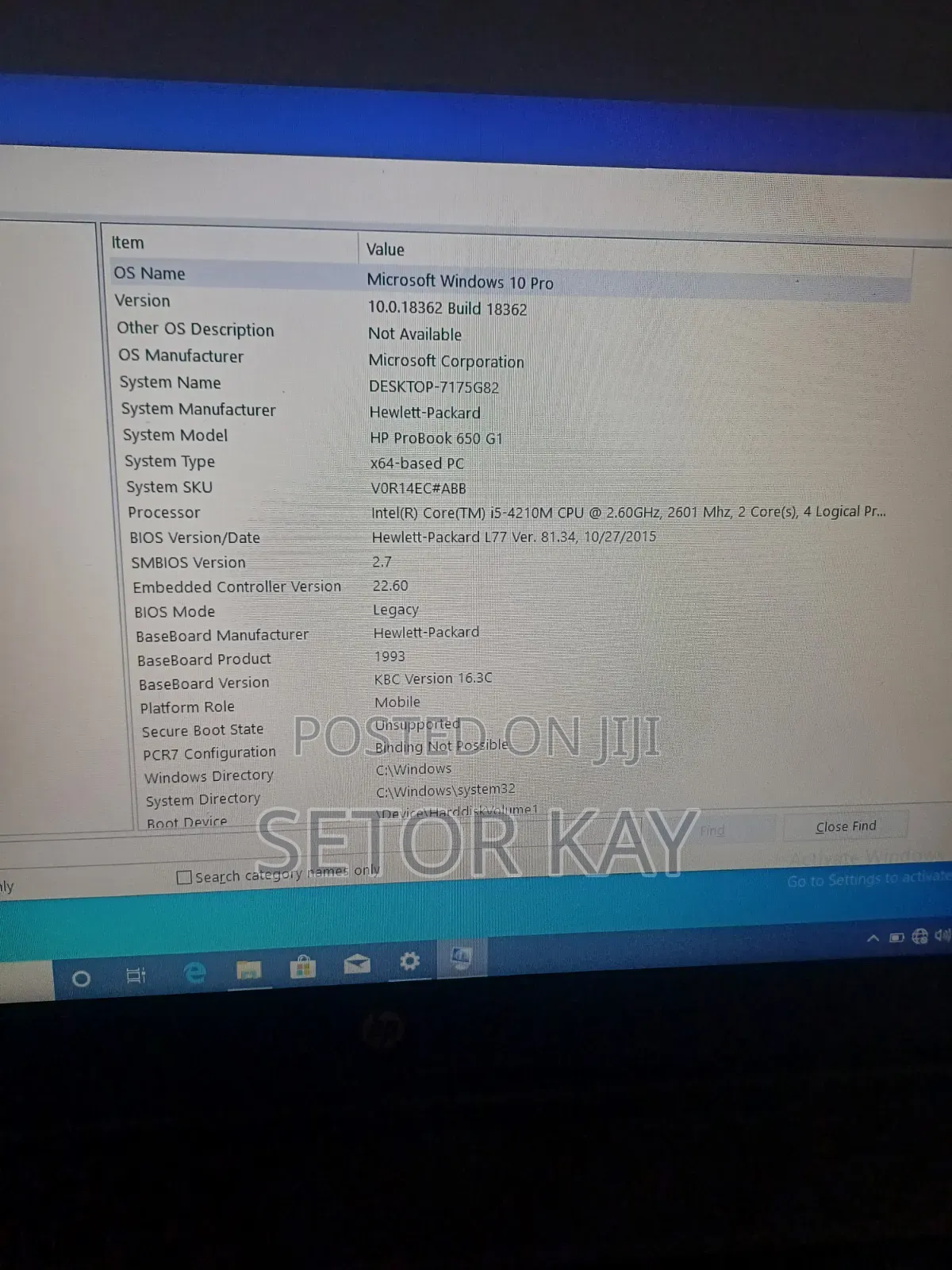 Laptop HP ProBook 650 G1 4GB Intel Core i5 HDD 512GB