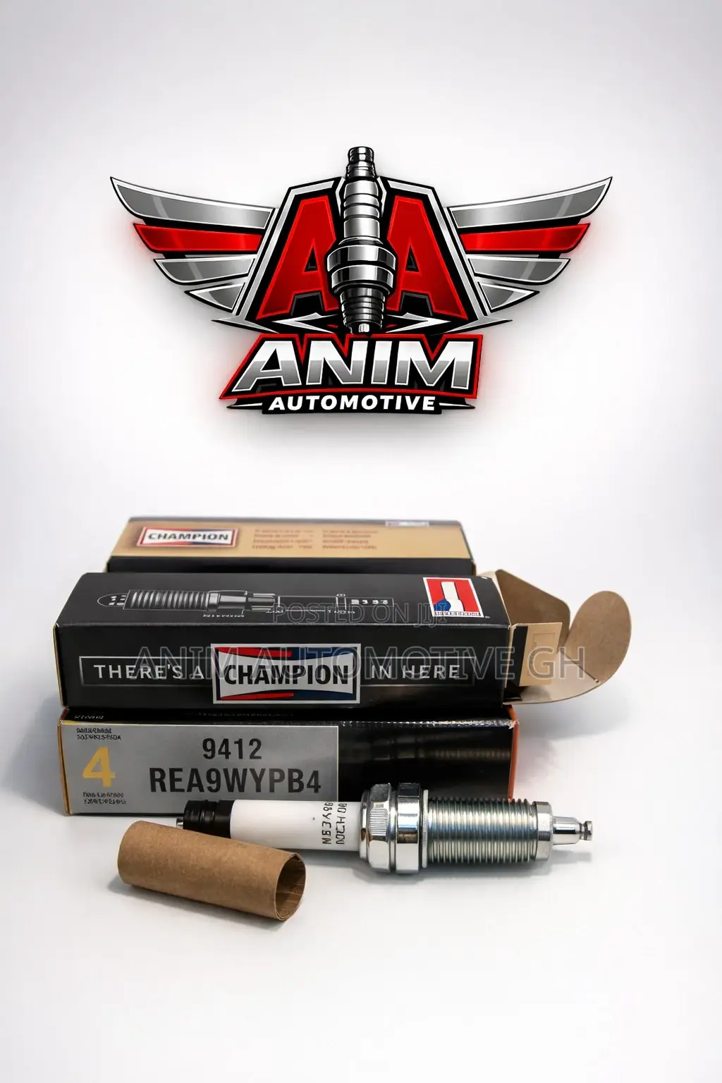 Champion 9412 (Rea9wypb4) Iridium Spark Plug for Toyota, Nissan, Honda