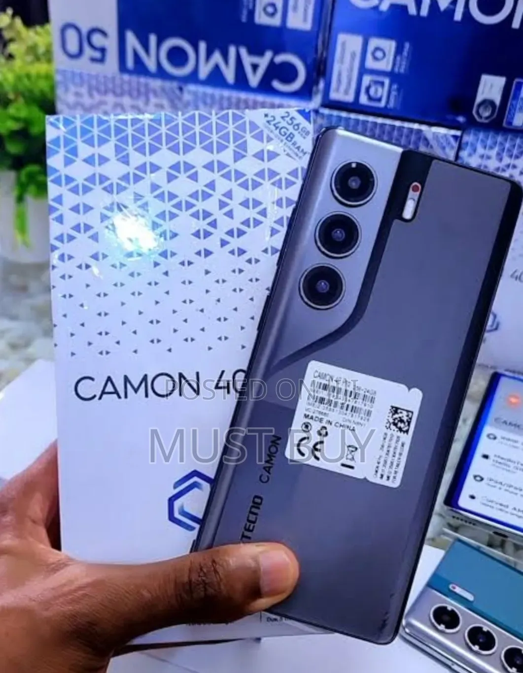 New Tecno Spark 40 Pro 256 GB Black