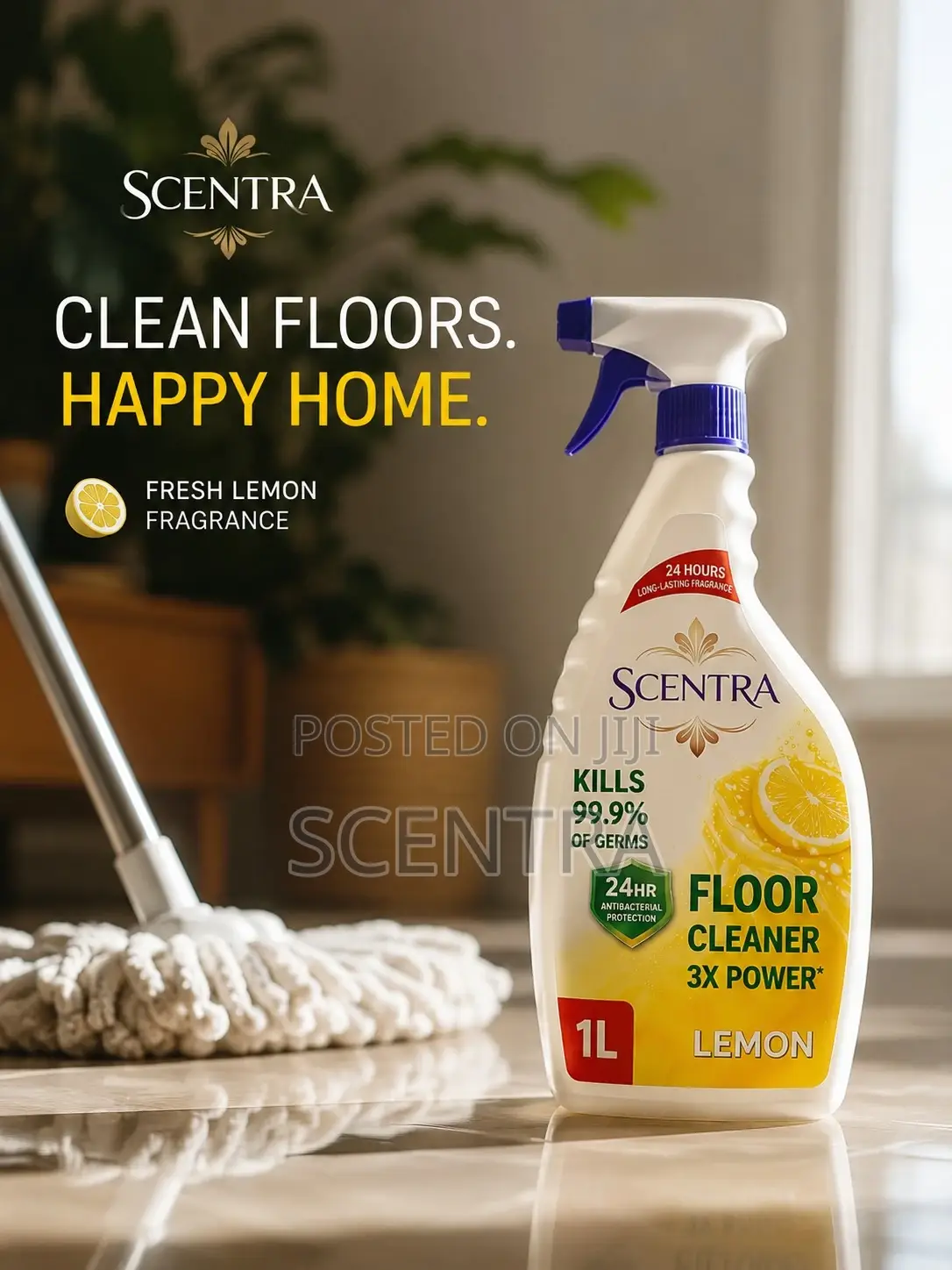 Scentra Floor Cleaner (Lemon)