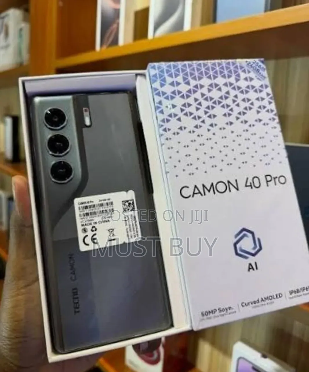 New Tecno Spark 40 Pro 256 GB Black