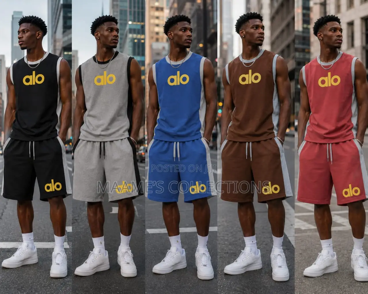 Men’S Sleeveless Top and Down / Basketball Jersey and Shorts Set.
