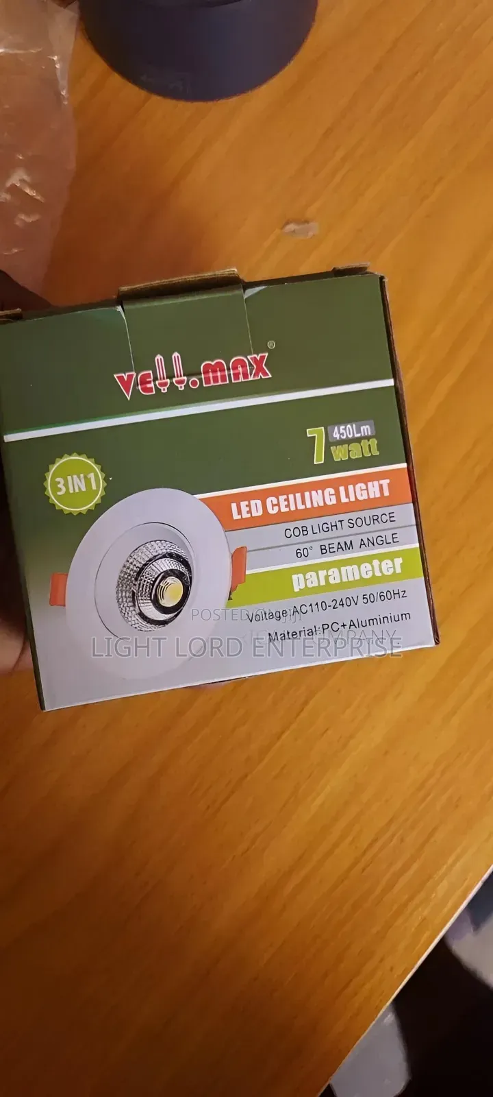 Pizzle 7wattz Ceiling Mount Spot Light