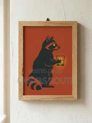 Why Is This Raccoon Drinking Whiskey Better Dressed Than Me?