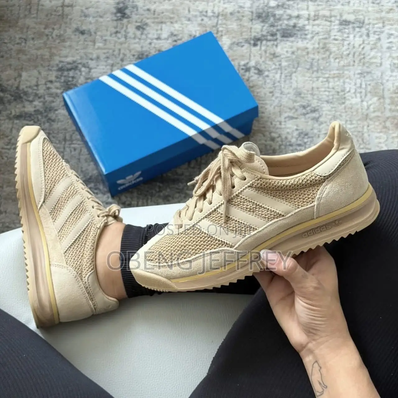 Original Adidas Sl 72 Rs Warm Stone Beige