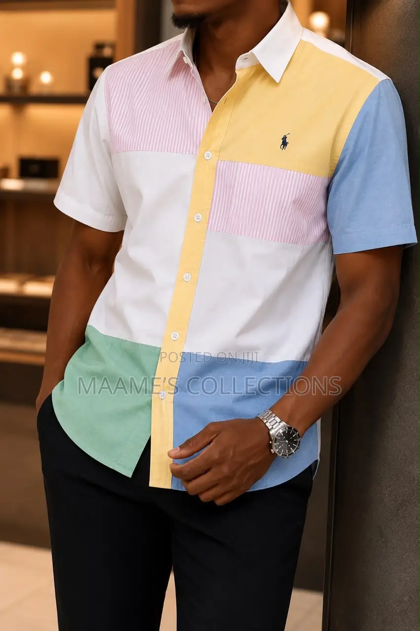 Polo Ralph Lauren Men’S Color- Block Short Sleeve Shirts