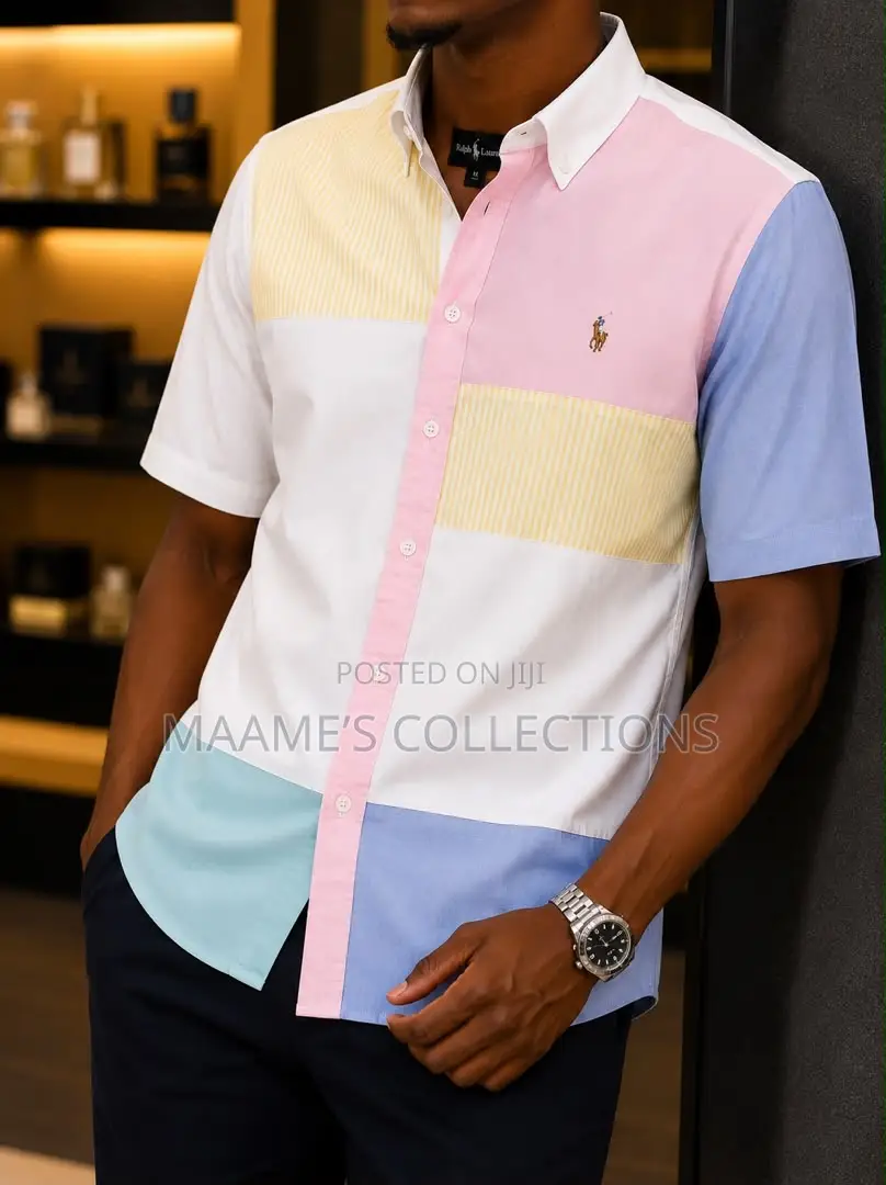 Polo Ralph Lauren Men’S Color- Block Short Sleeve Shirts