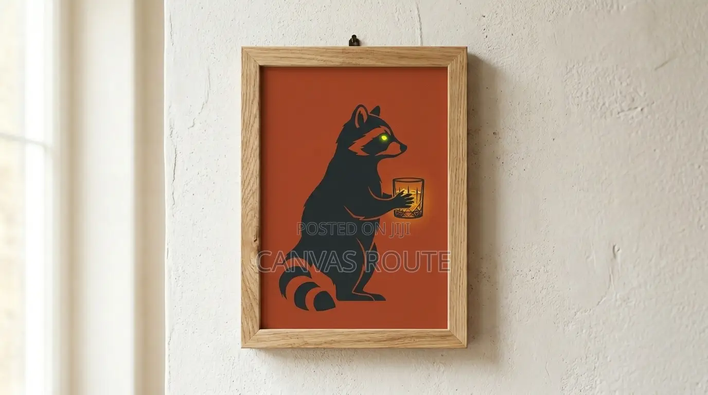 Why Is This Raccoon Drinking Whiskey Better Dressed Than Me?
