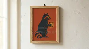 Why Is This Raccoon Drinking Whiskey Better Dressed Than Me?