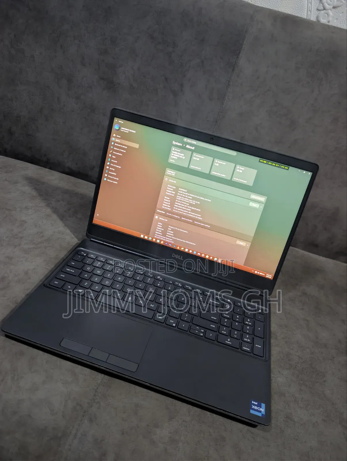 Laptop Dell Precision 7560 32GB Intel Xeon SSD 32GB