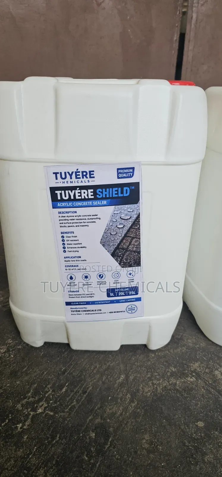 Tuyére Shield Acrylic Concrete Sealer 20l