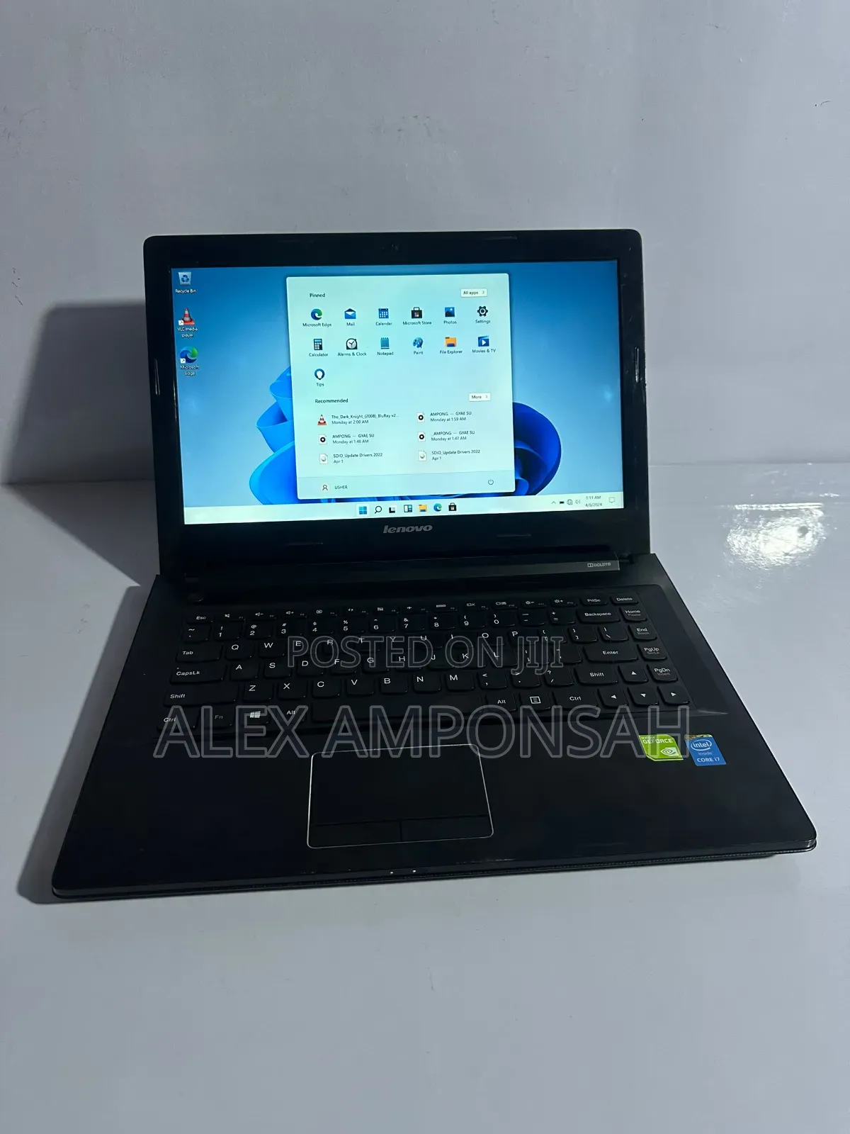 Laptop Lenovo Ideapad Gaming 3 8GB Intel Core i7 SSHD+SSD 250GB