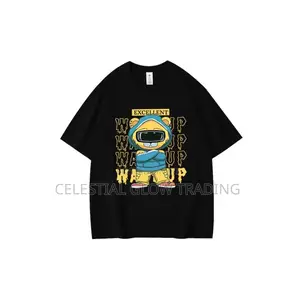 Trendy Green Cartoon Graphic T-Shirt for Men Women – Premium Casual