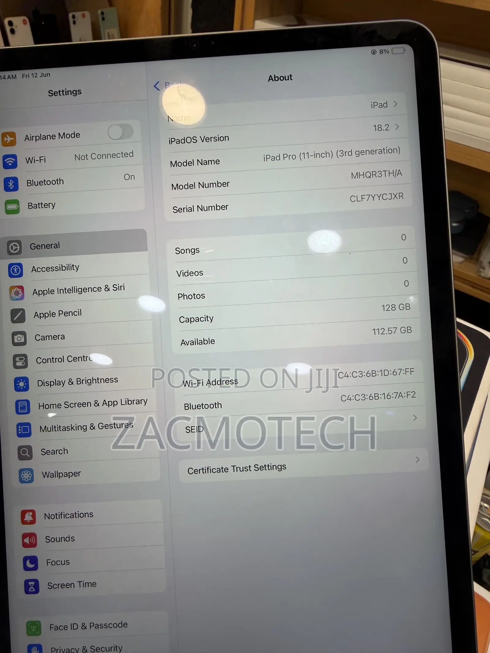 Apple iPad Pro 11 (2022) 128 GB Gray