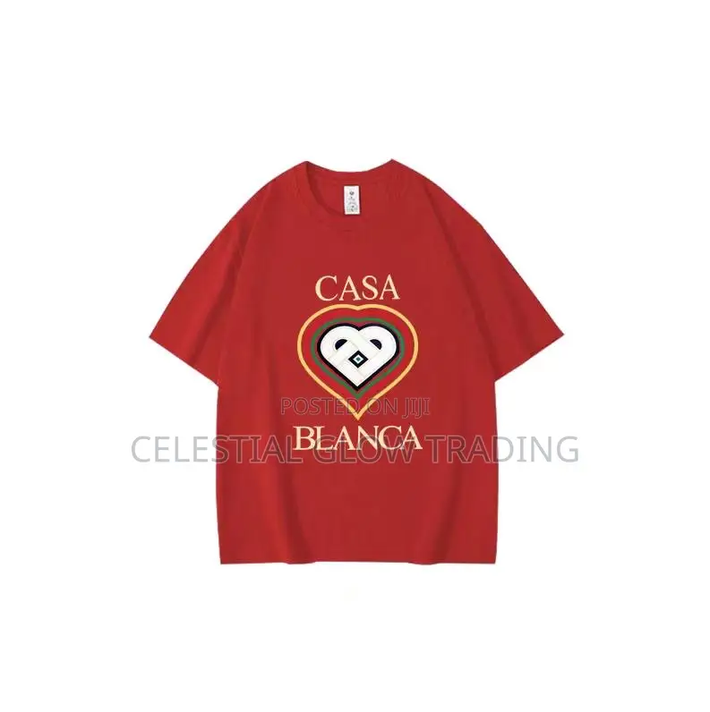 White Casa Blanca Graphic T-Shirt for Men – Trendy Casual Tee