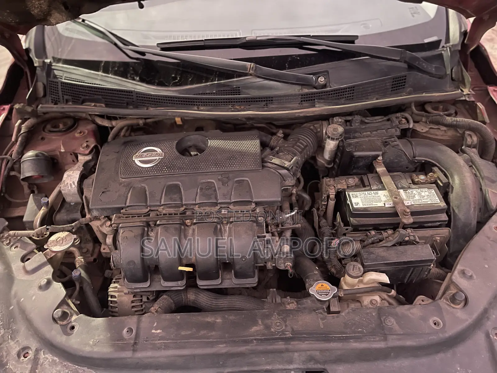 Nissan Sentra SL 4dr Sedan (1.8L 4cyl CVT) 2014 Red