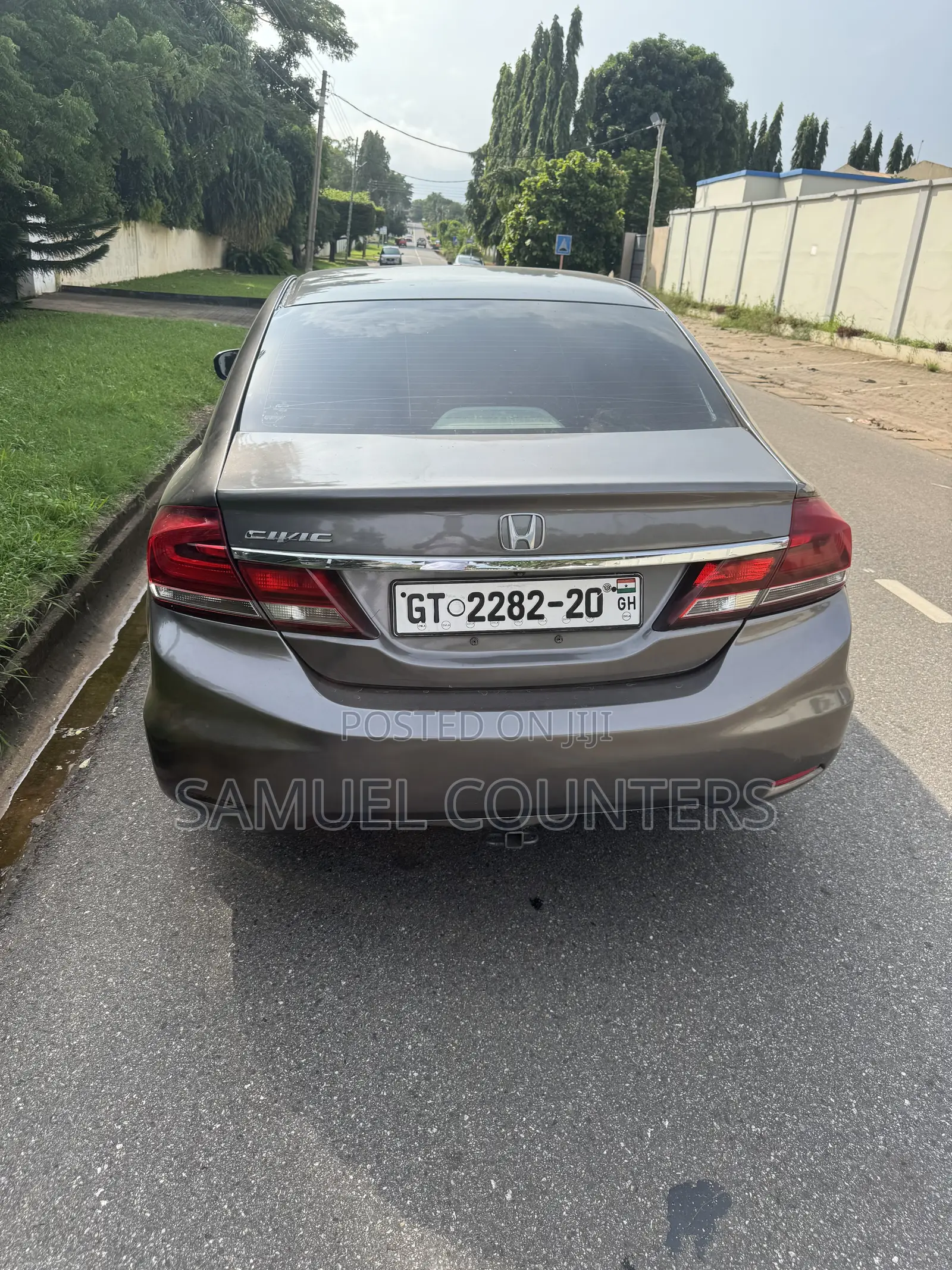 Honda Civic EX 4dr Sedan (1.8L 4cyl CVT) 2014 Gray
