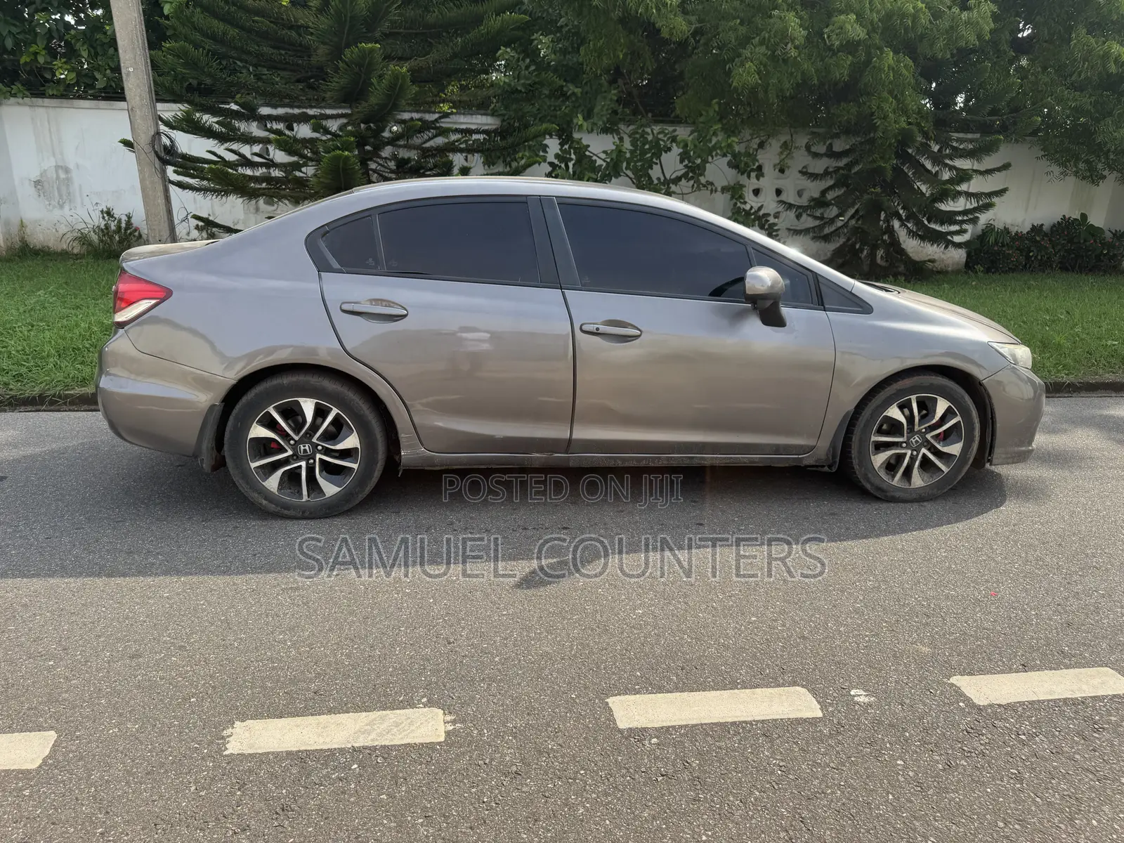 Honda Civic EX 4dr Sedan (1.8L 4cyl CVT) 2014 Gray