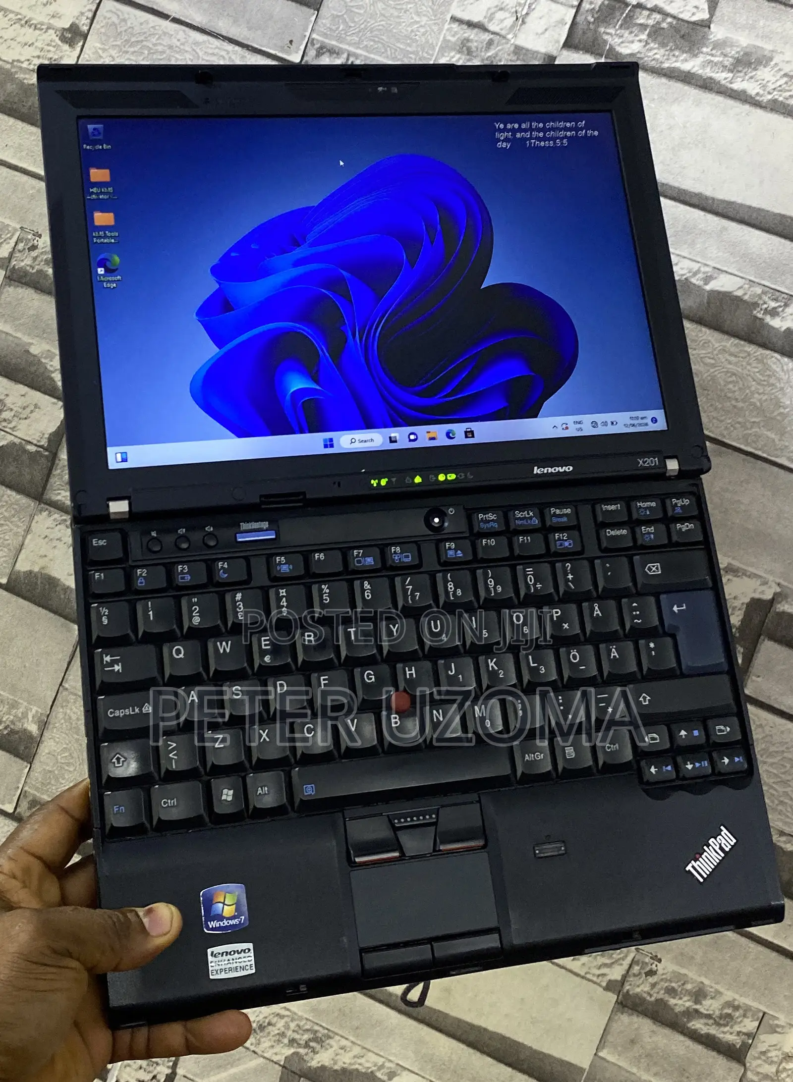 Laptop Lenovo ThinkPad X201 8GB Intel Core i5 HDD+SSD 256GB