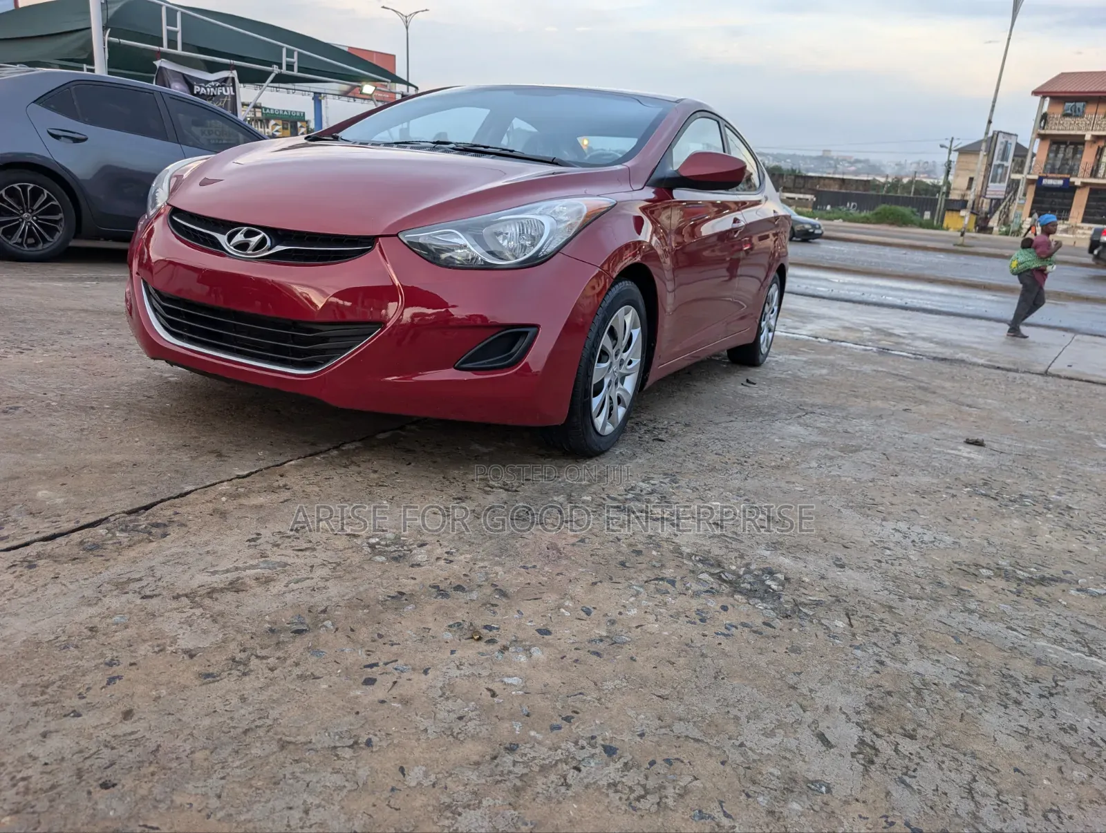 Hyundai Elantra GLS Sedan FWD (1.8L 4cyl 6A) 2013 Red