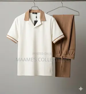 Men's Fashion Top and Down Set