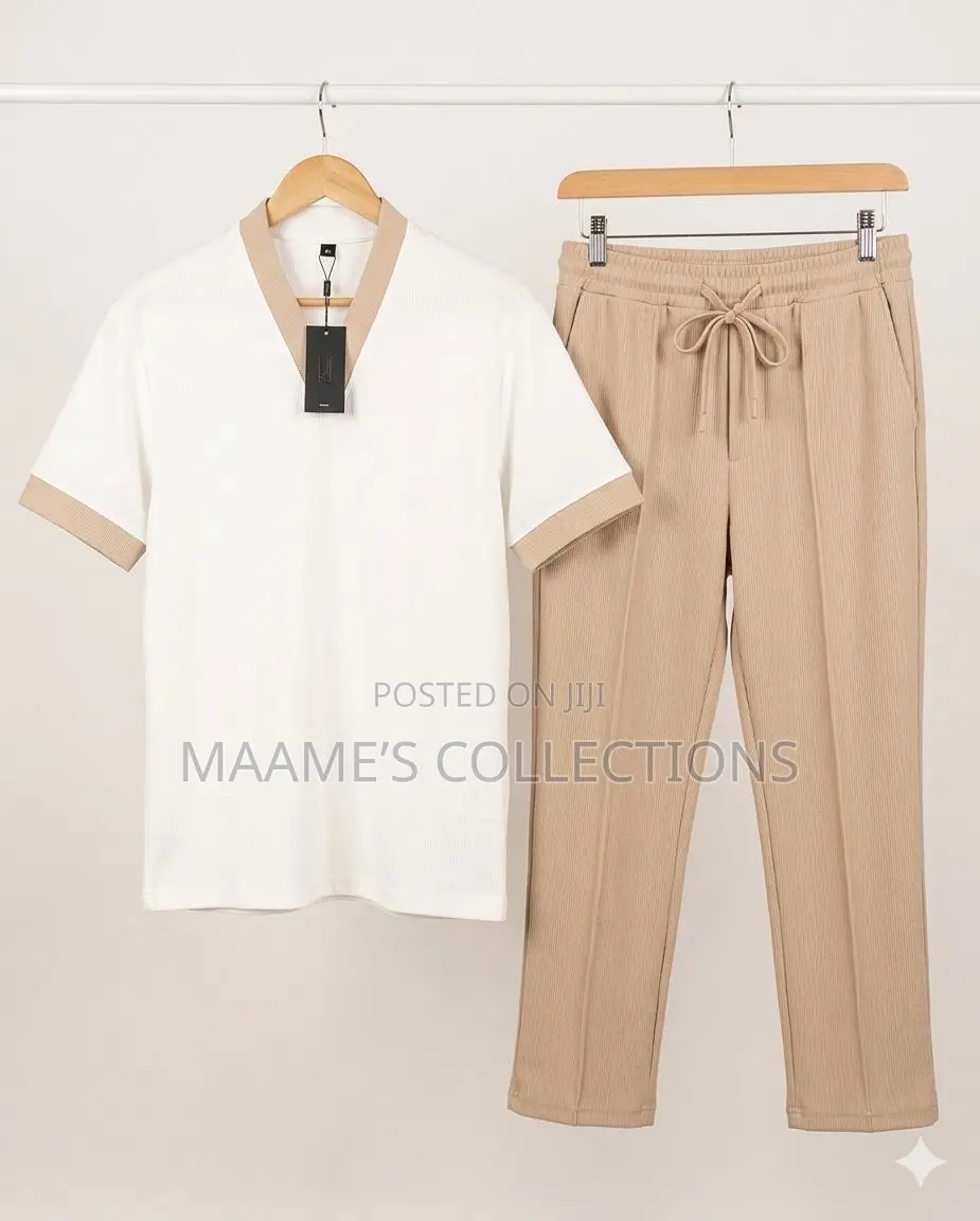 Men's Fashion Top and Down Set
