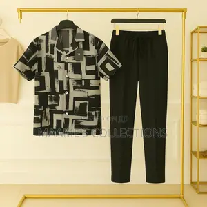 Men's Fashion Top and Down Set