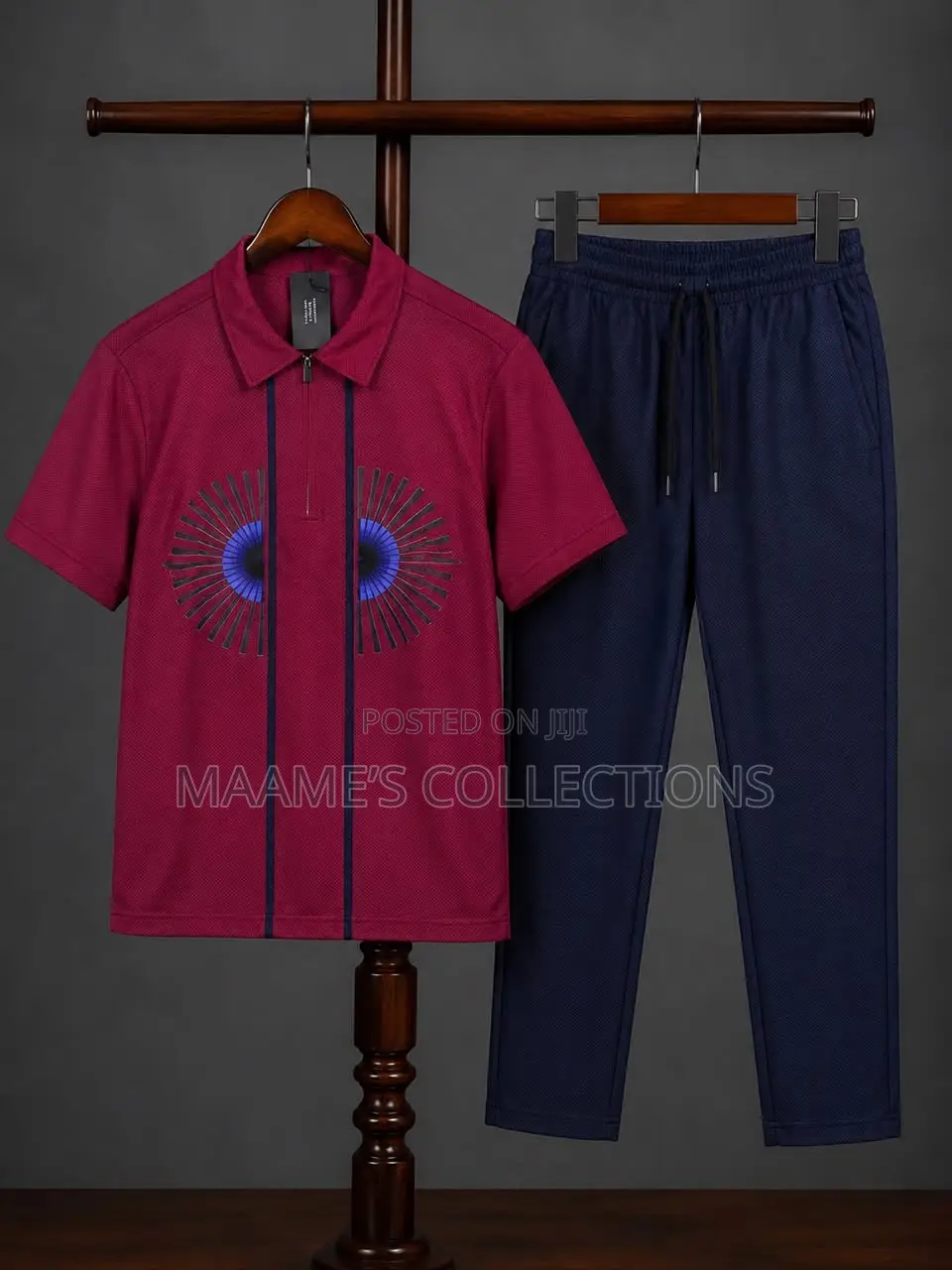 Men's Fashion Top and Down Set