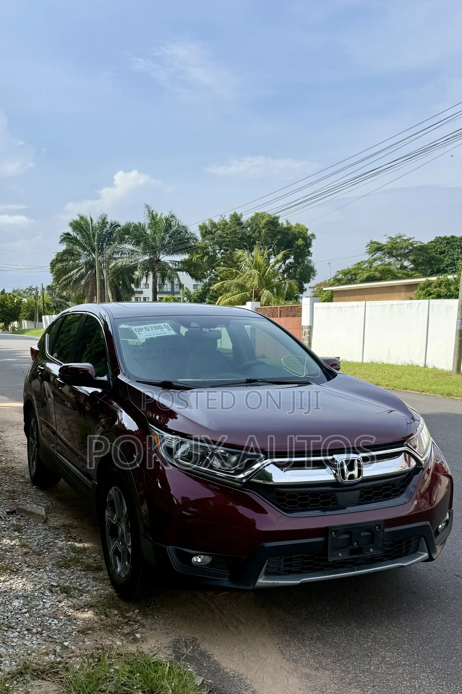 Honda CR-V EX-L 4dr SUV AWD (1.5L 4cyl CVT) 2017 Red