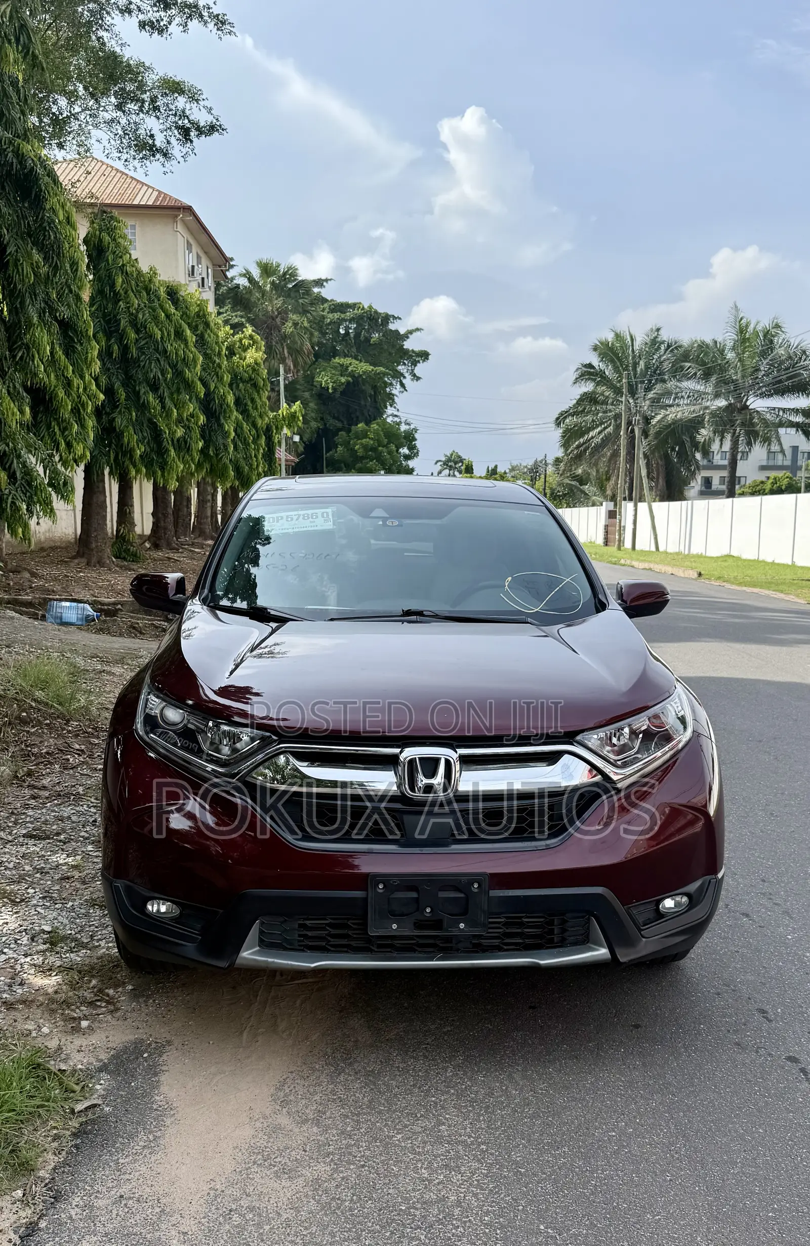 Honda CR-V EX-L 4dr SUV AWD (1.5L 4cyl CVT) 2017 Red