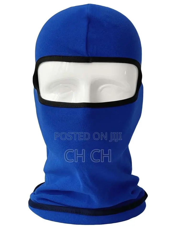 New Blue Face Mask Balaclava Stretchy Ski Mask Wear