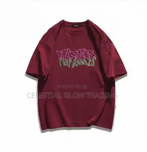 Black "The Vibes" Retro Letter Print T‐Shirt – Casual Crew Neck Tee