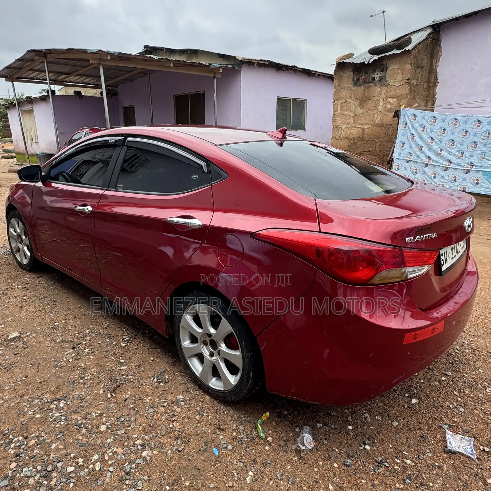 Hyundai Elantra Limited Sedan FWD (1.8L 4cyl 6A) 2013 Burgundy