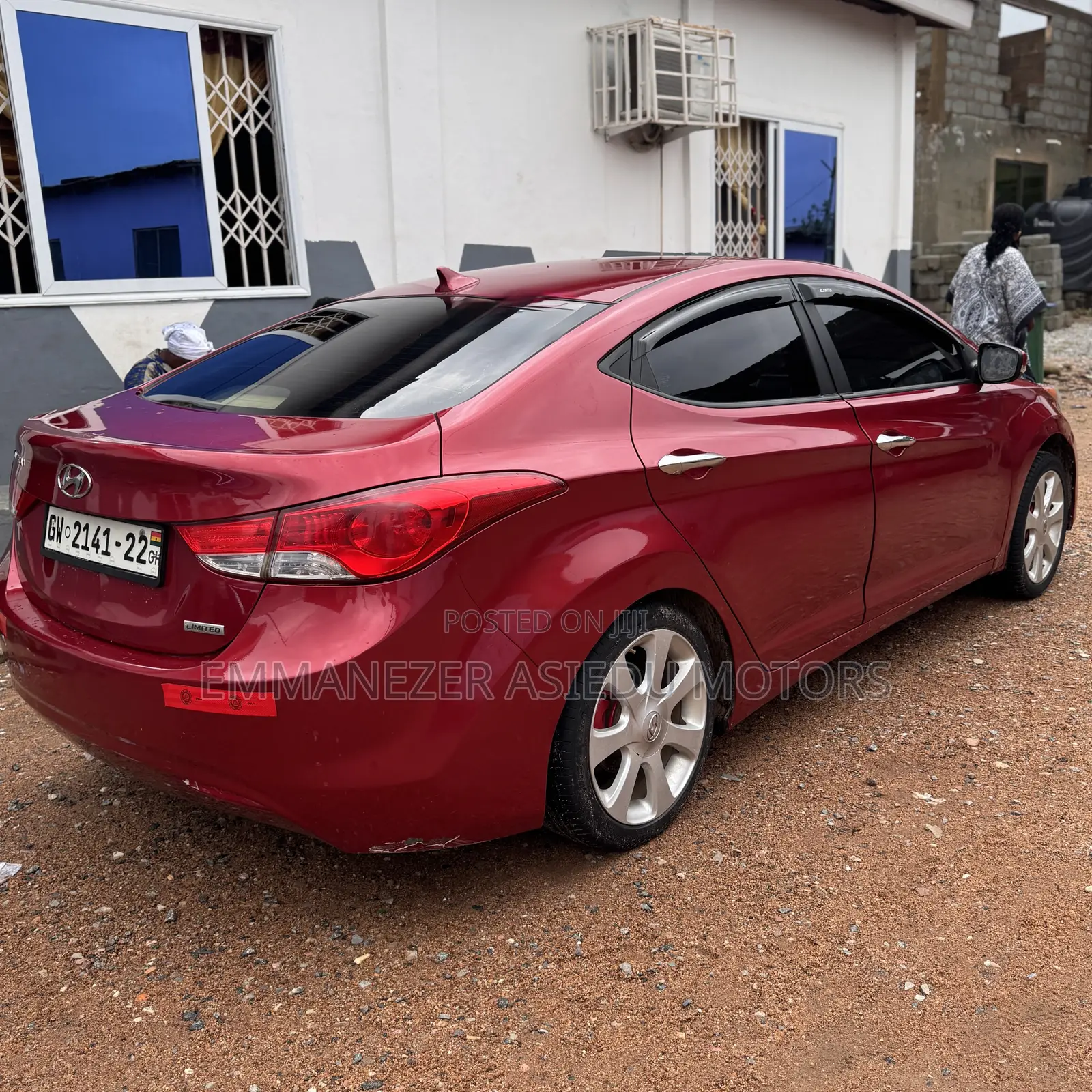 Hyundai Elantra Limited Sedan FWD (1.8L 4cyl 6A) 2013 Burgundy