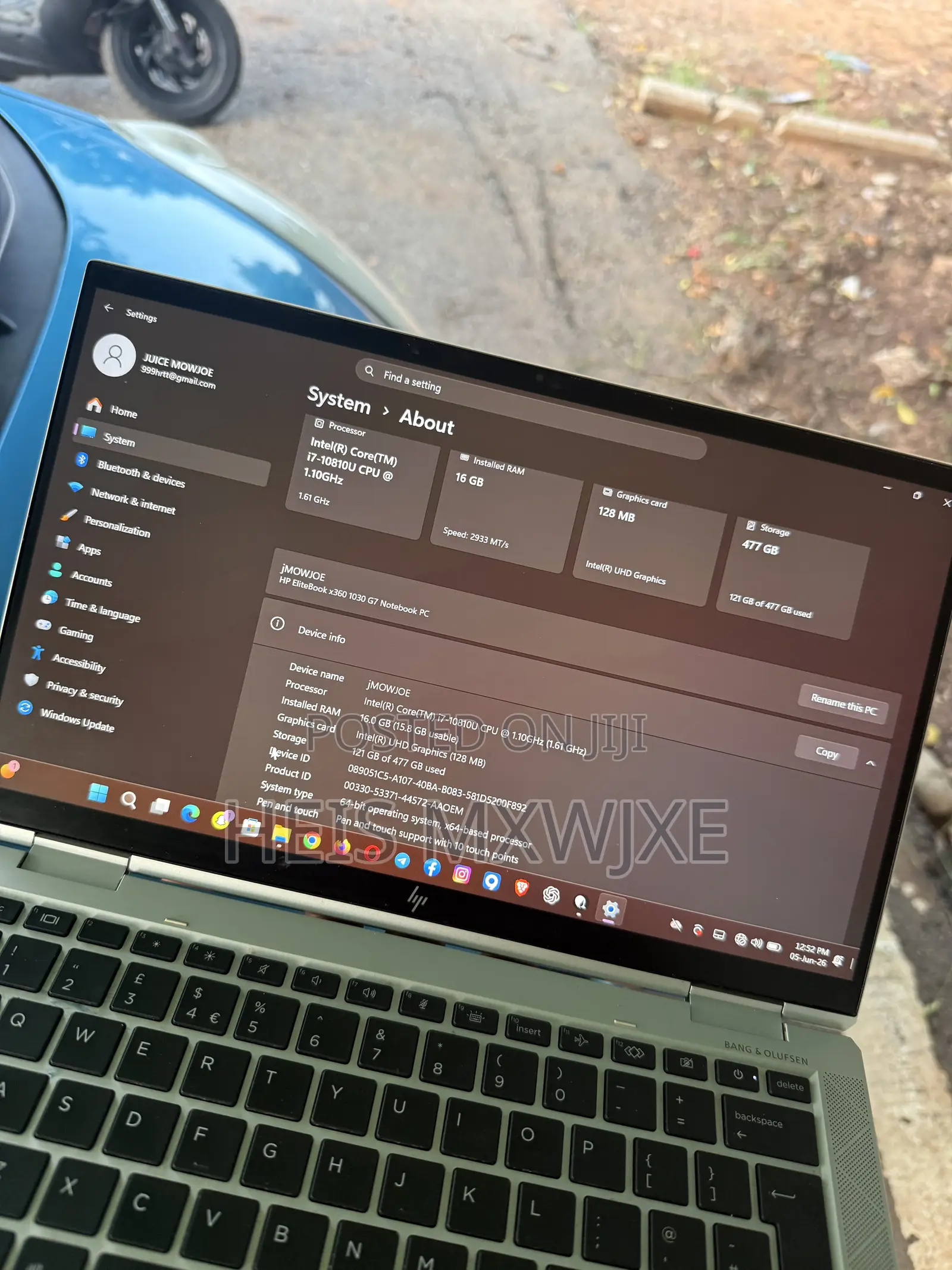 New Laptop HP EliteBook x360